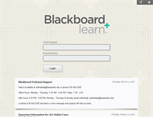 Tablet Screenshot of blackboard.kaskaskia.edu